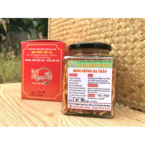 Đông Trùng Hạ Thảo Sấy Khô 25gram