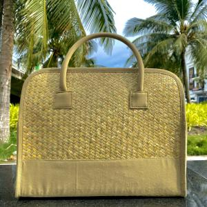 Cặp Laptop Cỏ Bàng 14" Thủ Công Chống Sốc | Thảo Điền Phú Mỹ