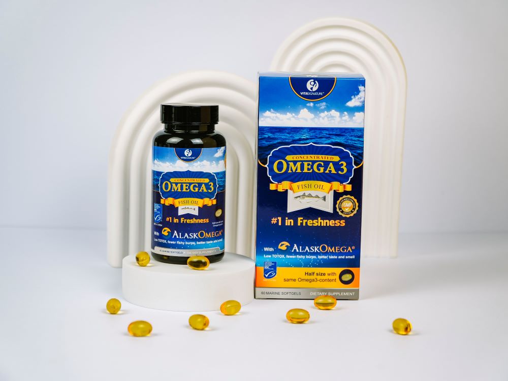 Giới thiệu về Vita Signature AlaskOmega 3 Fish Oil