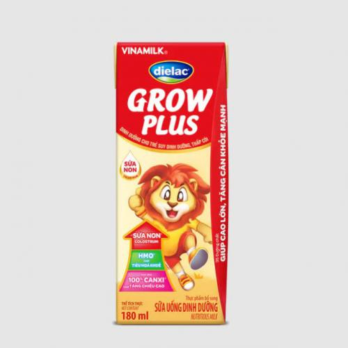 Sữa Bột Pha Sẵn Dielac Grow Plus Hộp 180ml (Thùng 48 Hộp)