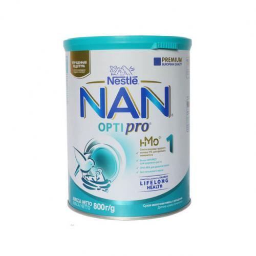 Sữa Nan Nga Optipro số 1 Lon 800gr (0-6 Tháng)